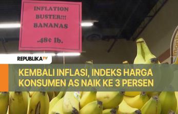 Kembali Inflasi, Indeks Harga Konsumen AS Naik ke 3 Persen