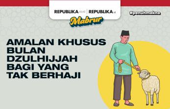 Infografis Amalan Khusus di Bulan Dzulhijjah bagi yang tak Menunaikan Ibadah Haji