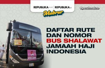 Infografis Daftar Rute dan Nomor Bus Shalawat Jamaah Haji Indonesia