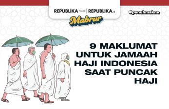 Infografis Sembilan Maklumat untuk Jamaah Haji RI saat Puncak Haji
