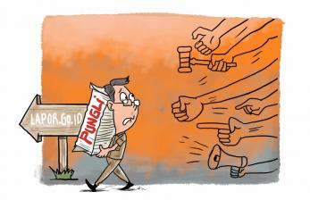 Ilustrasi pungutan liar.