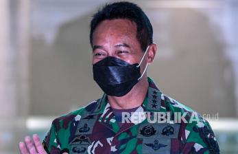 Kepala Staf TNI Angkatan Darat (KSAD) Jenderal TNI Andika Perkasa bersiap mengikuti uji kelayakan dan kepatutan calon Panglima TNI di Komisi I DPR, Kompleks Parlemen, Senayan, Jakarta, Sabtu (6/11/2021). Presiden Joko Widodo mengajukan KSAD Jenderal TNI Andika Perkasa menjadi calon tunggal Panglima TNI kepada DPR sebagai pengganti Panglima TNI Marsekal TNI Hadi Tjahjanto yang akan memasuki masa pensiun. 