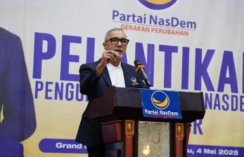 Idris Sandiya Ajak Pengurus Baru Nasdem Berkomitmen Bangun Kota Bogor