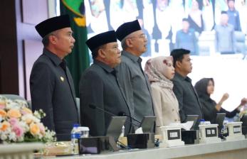 DPRD Jabar Sampaikan Rekomendasi LKPJ Gubernur 2023 dalam Rapat Paripurna