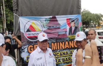 Gebu Minang Kirim 9.000 Paket Bantuan Sembako untuk Korban Bencana Sumbar
