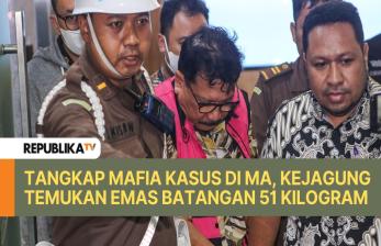 Penangkapan Mafia Kasus di MA, Kejagung Temukan Emas Batangan 51 Kilogram