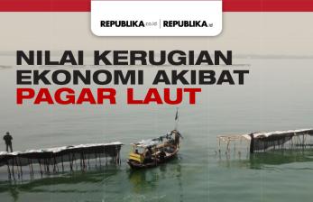 Infografis Nilai Kerugian Ekonomi Akibat Pagar Laut