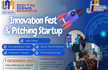 NIC dan Startup Center UNM akan Gelar Innovation Festival dan Pitching Startup di JIF 2024