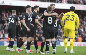 Arsenal Tumbang di Kandang Sendiri, Dipukul Rival Sekota West Ham United di Derby London