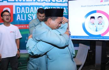 Quick Count LSI Denny JA dan Real Count, Dadang Supriatna-Ali Syakieb Unggul 57,01 Persen