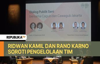 Ridwan Kamil dan Rano Karno Soroti Pengelolaan TIM