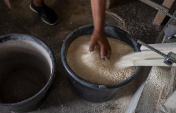 Harga Beras di Pasaran Naik, Warga Majalengka Beli Langsung di Penggilingan