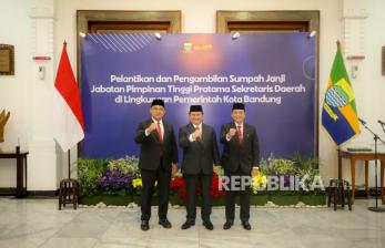 Sekda Definitif Resmi Dilantik, Pemkot Bandung Dapat Dukungan Penuh dari DPRD