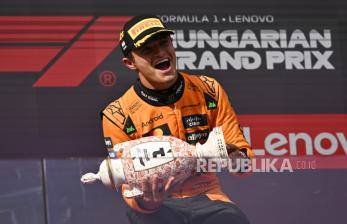 Lando Norris Juara GP Hungaria Lewat Kemenangan Dramatis dengan Strategi Satu Lap