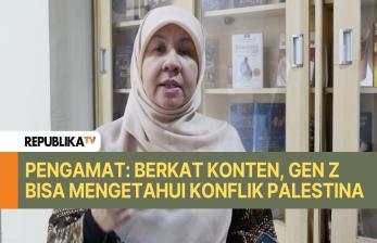 Pengamat: Berkat Konten, Gen Z Bisa Mengetahui Konflik Palestina