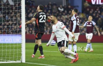 Mohamed Salah Selamatkan Liverpool dari Kekalahan di Kandang Aston Villa