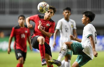 In Picture: Tim Garuda Muda Indonesia Kalahkan Palestina U17 