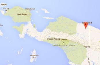 Peta Papua. Ilustrasi