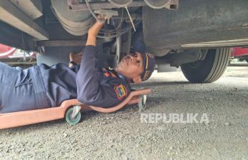 Jelang Mudik Lebaran Bus Pariwisata dan Angkutan di Bandung Barat Diperiksa, Ini Hasilnya