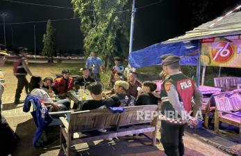 Polres Indramayu Gelar Patroli KRYD, Antisipasi Gangguan Kamtibmas di Malam Ahad