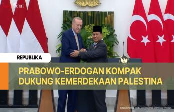 Prabowo-Erdogan Sepakat Solusi Perdamaian di Gaza Adalah Kemerdekaan Palestina