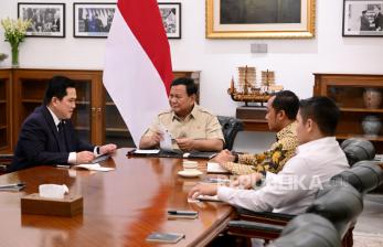 Prabowo Panggil Erick Thohir ke Istana Bahas Diskon Transportasi