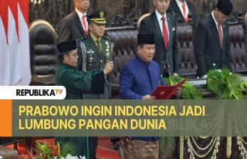 Prabowo Ingin Indonesia Jadi Lumbung Pangan Dunia