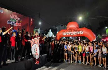 Ribuan Pemuda di Medan Ikuti Banteng Ride and Night Run