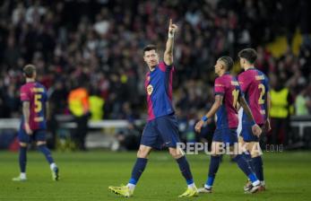 Dua Gol Lewandowski ke Gawang Brest Bawa Barcelona Kembali ke Jalur Kemenangan