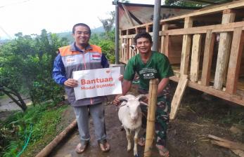 Rumah Zakat Salurkan Bantuan Domba untuk BUMMas