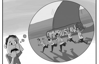 RUU Omnibus Law Cipta Kerja (ilustrasi)