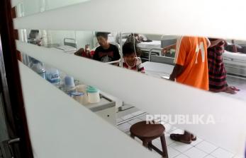 Sejumlah pasien penderita demam berdarah dengue (DBD).