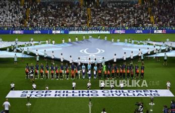 UEFA Akhirnya Kecam Agresi Israel Lewat Spanduk Meskipun Masih Setengah Hati