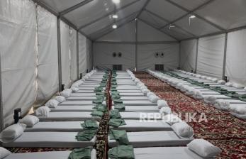Mengintip Tenda dan Kasur Jamaah Haji Indonesia untuk Wukuf di Arafah
