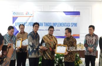 Mercu Buana Raih Penghargaan Perguruan Tinggi dengan Implementasi SPMI Tipologi 1