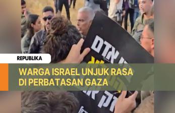 Warga Israel Unjuk Rasa di Perbatasan Gaza