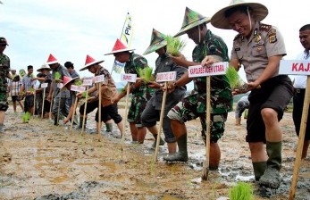 TNI Dukung Swasembada Pangan di Rejang Lebong