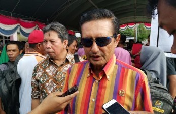 Wakil Ketua MPR Fadel Muhammad ketika melakukan kinjungan ke Gorontalo