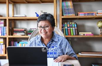 Anggota DPR RI Lestari Moerdijat, saat membuka diskusi daring bertema Peningkatan Kasus Covid-19: Aksi atau Reaksi Menjelang Nataru, yang digelar Forum Diskusi Denpasar (FDD) 12, Rabu (20/12/2023). 