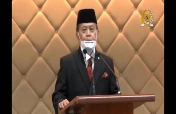  Wakil Ketua MPR RI dari Fraksi Demokrat, Syarief Hasan menyampaikan apresiasi terhadap pelaksanaan Sidang Tahunan MPR RI dan Sidang Bersama DPR RI – DPD RI yang digelar pada Jumat (14/8). Pasalnya, meski dalam masa Pandemi Covid-19, konvensi ketatanegaraan tersebut tetap digelar dengan model baru yang memperhatikan protokoler kesehatan.