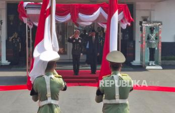 Menhan Sjafrie Terima Kunjungan Kepala Staf Angkatan Bersenjata Singapura