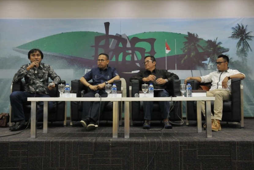  ‘Diskusi Empat Pilar MPR’, di Media Center, Komplek Gedung MPR/DPR/DPD RI, Jumat (26/7).