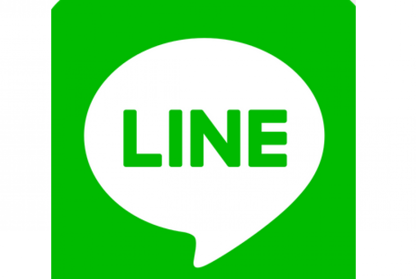 Aplikasi Line (ilustrasi) 