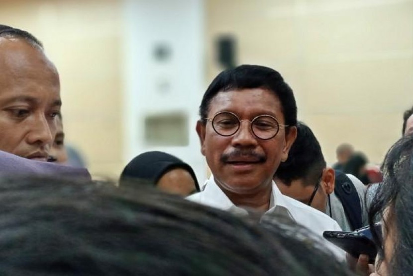 Soal Kedaulatan Data, Johnny Cari Benchmark Negara Lain. (FOTO: Bernadinus Adi Pramudita)