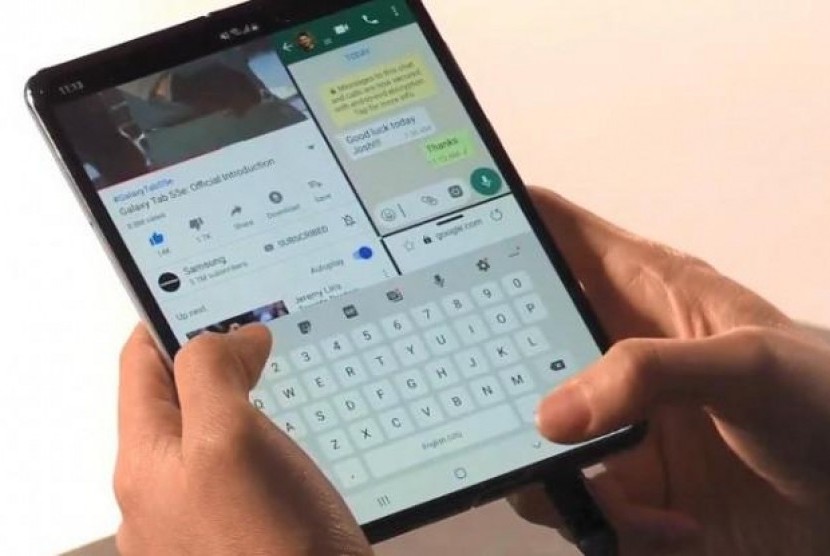 Fiks, Ponsel Lipat Ini Bakal Hadir di Indonesia!. (FOTO: Samsung)