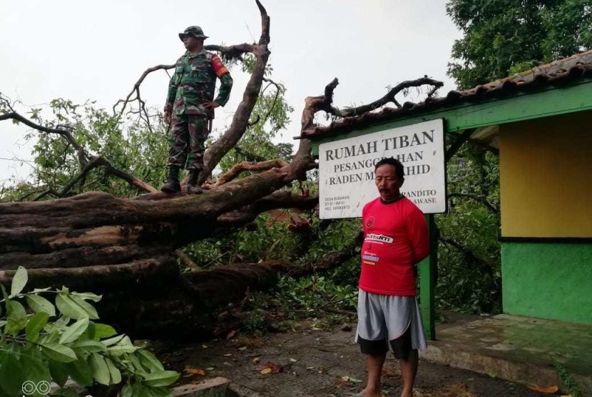  Rumah tiban di Desa Bubakan Kecamatan Girimarto Wonogiri. Dok. Kodim 0728