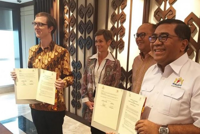 Kadin Indonesia Gandeng Startup Swedia untuk . . .. (FOTO: Agus Aryanto)