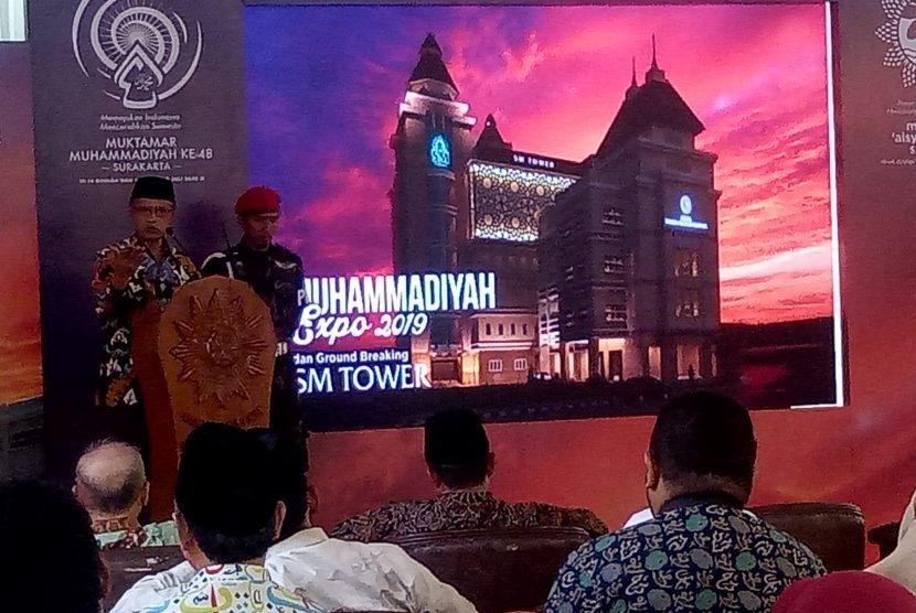 Pesan Haedar Nashir di Groundbreaking SM Tower  