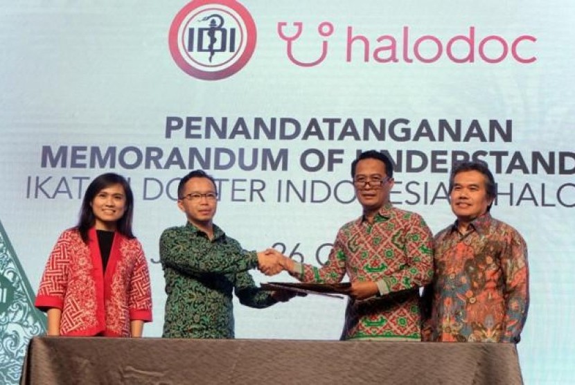 Halodoc dan IDI Kolaborasi Riset Kesehatan. (FOTO: Halodoc)