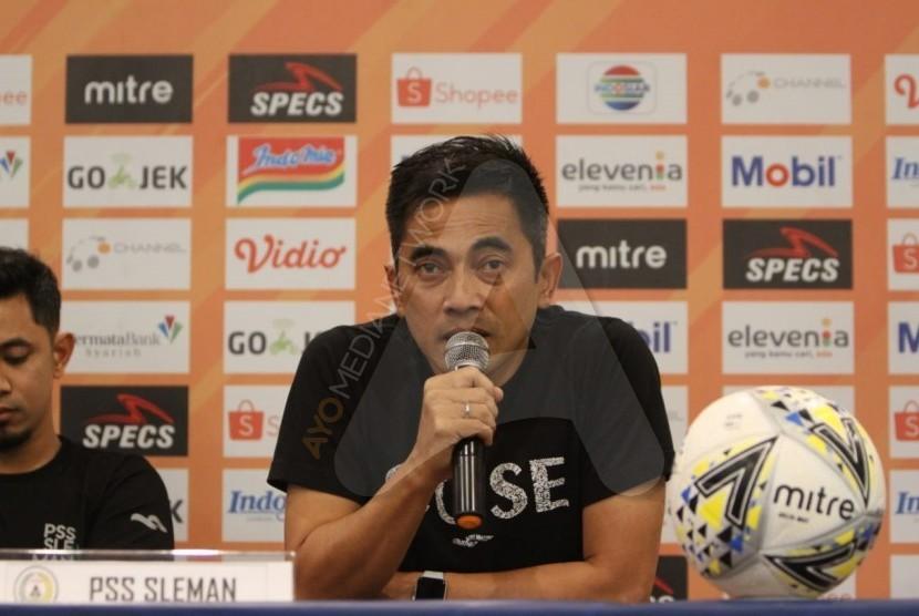 Ditahan Imbang Persib, Ini Respons Pelatih PSS Sleman